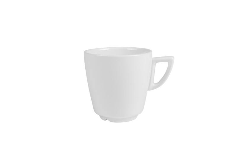 Nobel Extra Durable Kaffeebecher Porzellan 250 ml Weiß 24 Stück