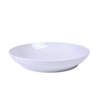Edles Geschirr Porzellan Weiß 23,5 cm 4 Stück