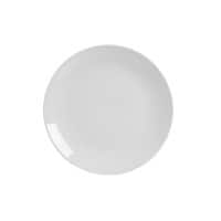Edles Geschirr Porzellan Weiß 17,5 cm 8 Stück