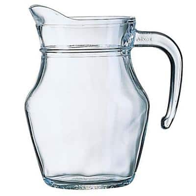 Wasserkanne Glas 500 ml Transparent 12 Stück