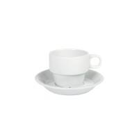 Nova Nordika Kaffeetasse Porzellan 180 ml 80 mm Weiß 24 Stück