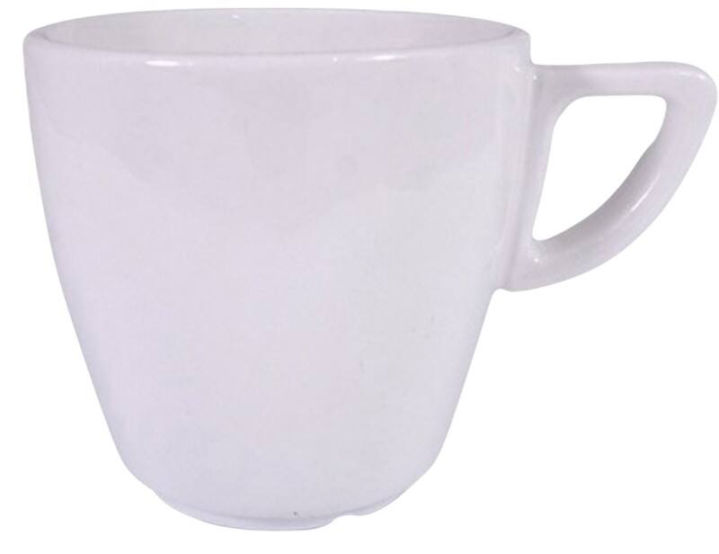 Nobel Extra Durable Kaffeetasse Porzellan 180 ml Weiß 24 Stück