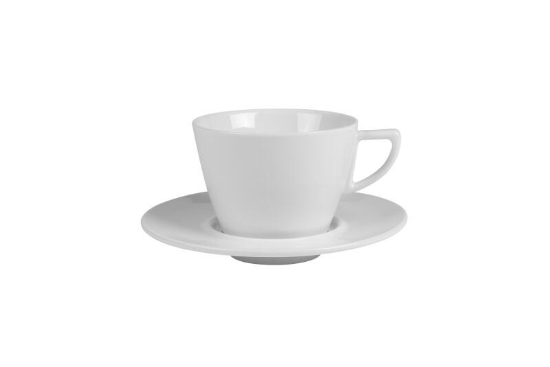 Nobel Extra Durable Cappuccinotasse Porzellan 320 ml Weiß 24 Stück