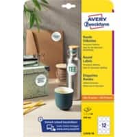 Avery Etiketten L3416-10 Ja DIN A4 Weiß 60 mm 10 Blatt à 12 Etiketten