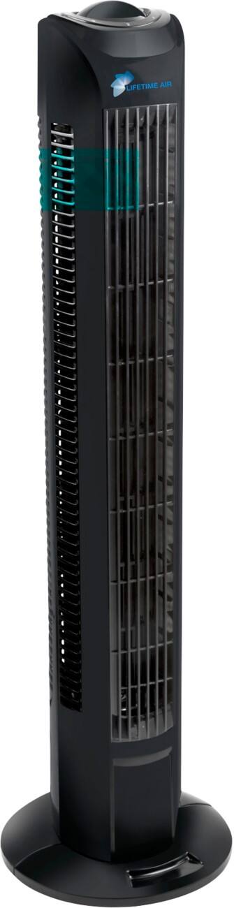 LIFETIME AIR Turmventilator 78 cm Schwarz