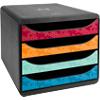 Exacompta Maïa Schubladenbox Kunststoff Farbig sortiert 27,8 x 34,7 x 26,7 cm 1