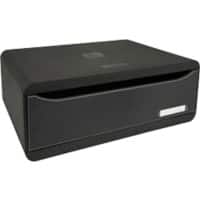 Exacompta Schubladenbox Kunststoff Schwarz