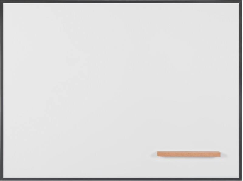 ARCHYI. Curvo Whiteboard Wandmontiert Magnetisch Einseitig 120 (B) x 90 (H) cm Anthrazit, Weiß