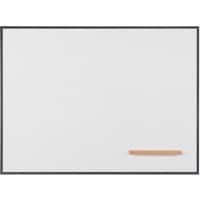 ARCHYI. Curvo Whiteboard Wandmontiert Magnetisch Einseitig 120 (B) x 90 (H) cm Anthrazit, Weiß