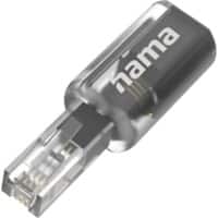 Hama USB-Adapter Anti-Twist Schwarz Transparent