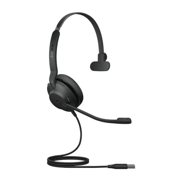 Jabra Evolve2 Verkabelt Headset Over-Ear USB Mit Mikrofon Mono 30 MS Schwarz