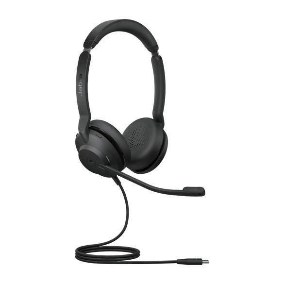 Jabra Evolve2 Headset USB-C Mit Mikrofon Stereo 30 Schwarz