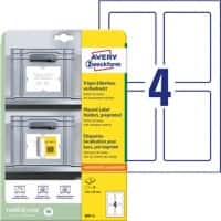 AVERY Zweckform Etiketten Weiß, Hellgrau 0,5 x 21 x 29,7 cm 5 Stück