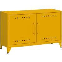 Bisley Fern Sideboard Metall 1.140 x 400 x 725 mm Sonnenblumengelb