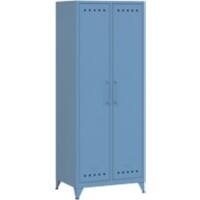 Bisley Fern Garderobe Metall 700 x 510 x 1.800 mm Blau