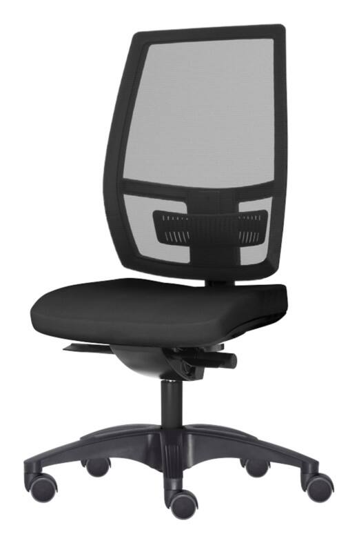 SITWELL Bürostuhl Ergo Mesh M SY-48.100-M ohne Armlehnen Netz Schwarz