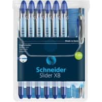 Schneider Kugelschreiber Slider Blau 0.7 mm 7 Stück