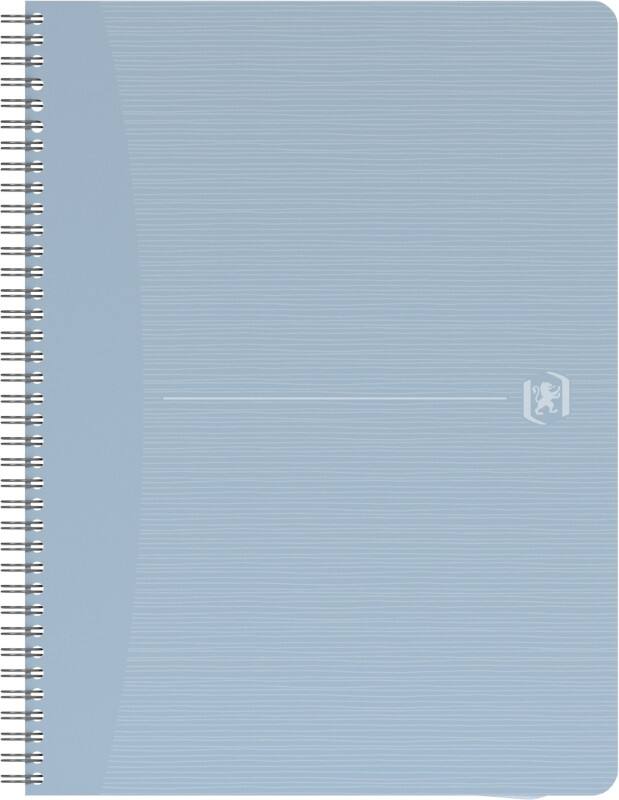 OXFORD My Rec’Up Collegeblock DIN A5 Kariert Doppeldraht Matt Lackierter Karton Blau Nicht gelocht 180 Seiten 90 Blatt