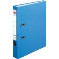 herlitz maX.file Protect Ordner DIN A4 55 mm Aqua 2 Ringe Pappkarton, PP (Polypropylen) Texturiert