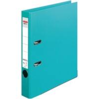 herlitz maX.file Protect plus Ordner DIN A4 55 mm Minze 2 Ringe Pappkarton, PP (Polypropylen) Texturiert