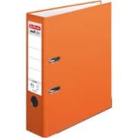 herlitz maX.file protect Ordner DIN A4 80 mm Orange 2 Ringe Pappkarton, PP (Polypropylen) Texturiert