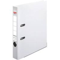 herlitz maX.file Protect plus Ordner DIN A4 55 mm Weiß 2 Ringe Pappkarton, PP (Polypropylen) Texturiert