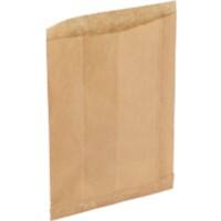 RAJA Tragetasche PP (Polypropylen) Braun 10 x 19 cm 1000 Stück