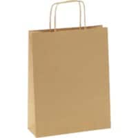 RAJA Tragetasche Papier Braun 48 x 17 x 45 cm 50 Stück
