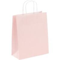 RAJA Tragetasche Papier Rosa 30 x 12 x 23 cm 50 Stück