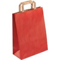 RAJA Tragetasche PP22KR 80 g/m² Rot 22 x 10 x 28 cm 50 Stück