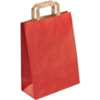 RAJA Tragetasche PP32KR Rot 32 x 16 x 39 cm 50 Stück