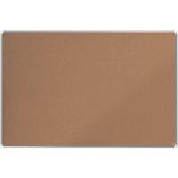 Nobo Premium Plus Pinnwand Nicht magnetisch Wandmontage Kork 150 (B) x 1,45 (T) x 100 (H) cm Aluminium Braun