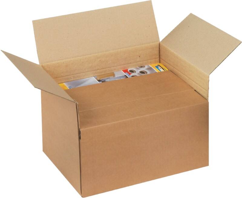 RAJA Versandkarton 1-wellig Pappe 310 (B) x 275 (T) x 430 (H) mm Braun 20 Stück