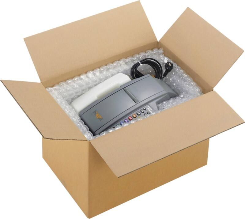 RAJA Versandkarton 2-wellig Pappe 140 (B) x 140 (T) x 200 (H) mm Braun 15 Stück