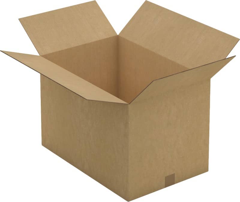 RAJA Versandkarton 2-wellig Pappe 400 (B) x 400 (T) x 500 (H) mm Braun 10 Stück