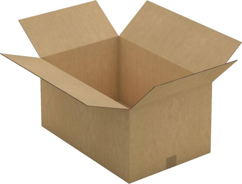 RAJA Versandkarton 2-wellig Pappe 400 (B) x 300 (T) x 600 (H) mm Braun 10 Stück