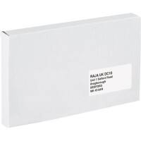 RAJA Versandkarton 1-wellig Pappe 150 (B) x 25 (T) x 225 (H) mm Weiß 50 Stück