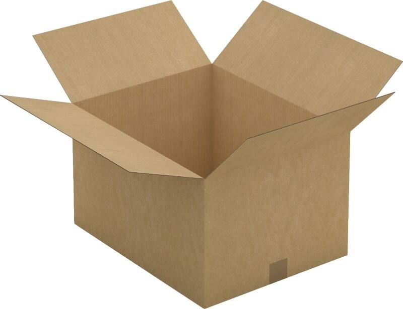 RAJA Versandkarton 1-wellig Pappe 400 (B) x 300 (T) x 500 (H) mm Braun 20 Stück