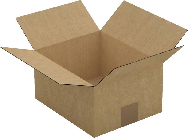 RAJA Versandkarton 1-wellig Pappe 190 (B) x 120 (T) x 230 (H) mm Braun 25 Stück