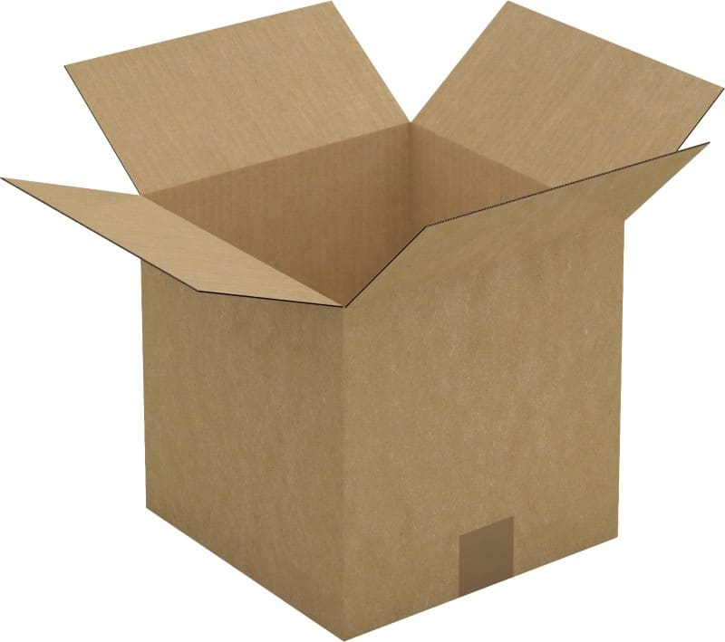 RAJA Versandkarton 1-wellig Pappe 250 (B) x 250 (T) x 250 (H) mm Braun 25 Stück