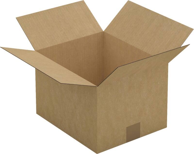 RAJA Versandkarton 1-wellig Pappe 250 (B) x 200 (T) x 300 (H) mm Braun 25 Stück