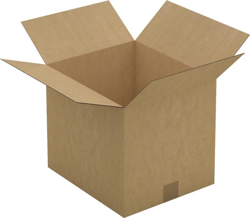 RAJA Versandkarton 1-wellig Pappe 300 (B) x 300 (T) x 350 (H) mm Braun 25 Stück