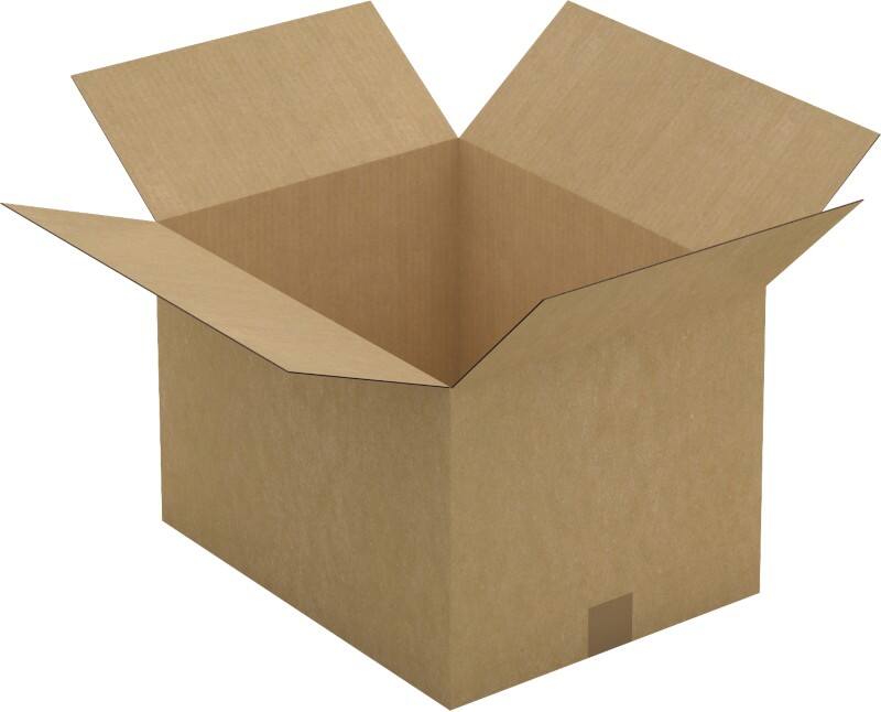 RAJA Versandkarton 1-wellig Pappe 350 (B) x 300 (T) x 450 (H) mm Braun 25 Stück