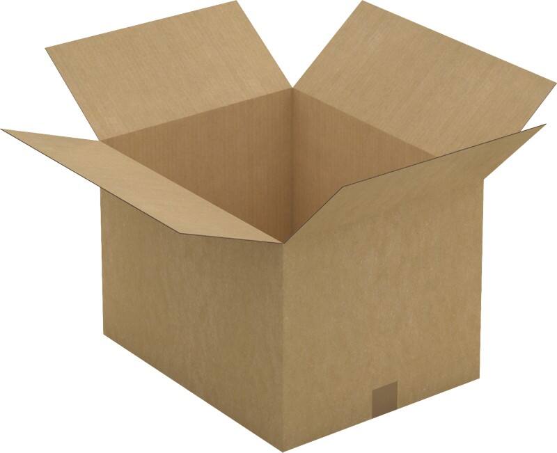 RAJA Versandkarton 1-wellig Pappe 390 (B) x 340 (T) x 490 (H) mm Braun 20 Stück