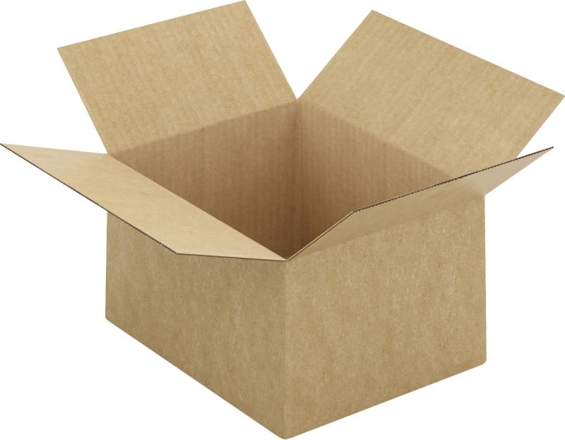 RAJA Versandkarton 1-wellig Pappe 200 (B) x 150 (T) x 250 (H) mm Braun 20 Stück