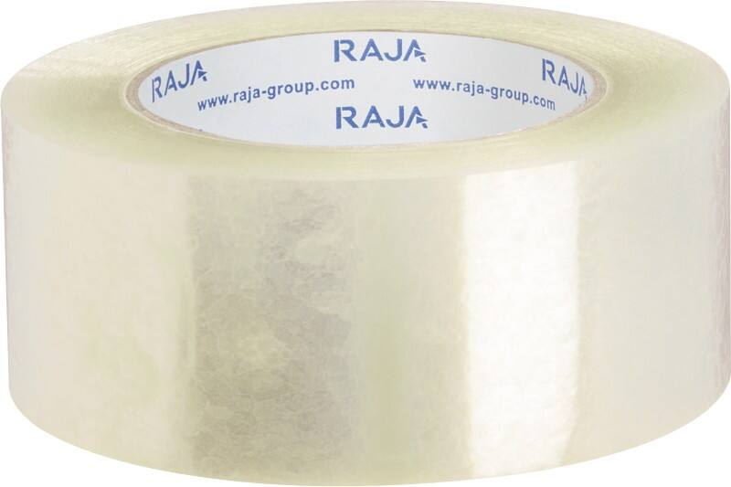 RAJA Verpackungsklebeband Geräuscharm Transparent 48 mm (B) x 66 m (L) PP (Polypropylen) 36 Stück