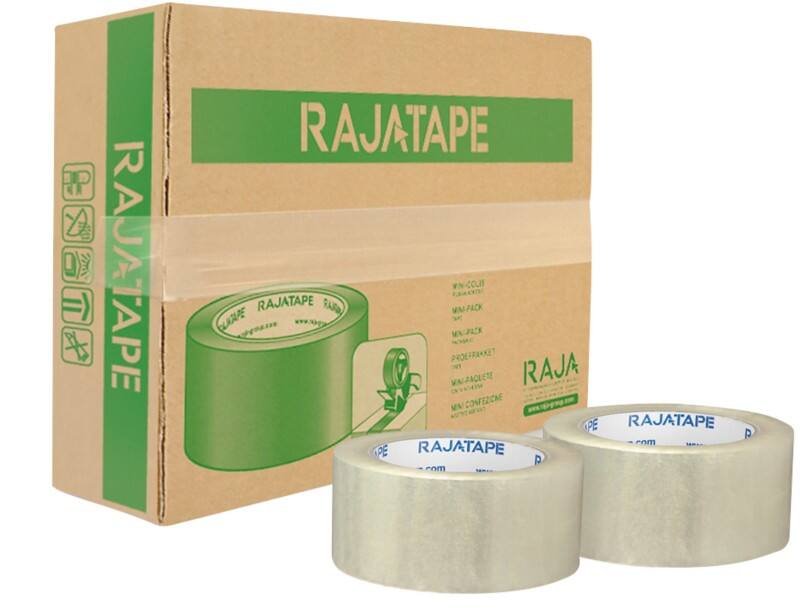 RAJA Verpackungsklebeband Transparent 48 mm (B) x 66 m (L) PP (Polypropylen) 6 Stück