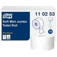 Tork Premium Mini Jumbo Toilettenpapier T2 2-lagig 110253 12 Rollen à 850 Blatt