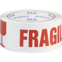 RAJA Signalklebeband Rot, Weiß 50 mm (B) x 66 m (L) PP (Polypropylen) 6 Stück