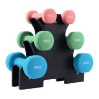 Peak Power Hantelpyramide ZY331100000404 15 kg Schwarz